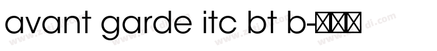 avant garde itc bt b字体转换